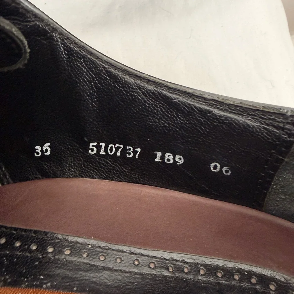Florsheim black leather